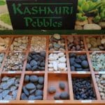 Pebble samples on display